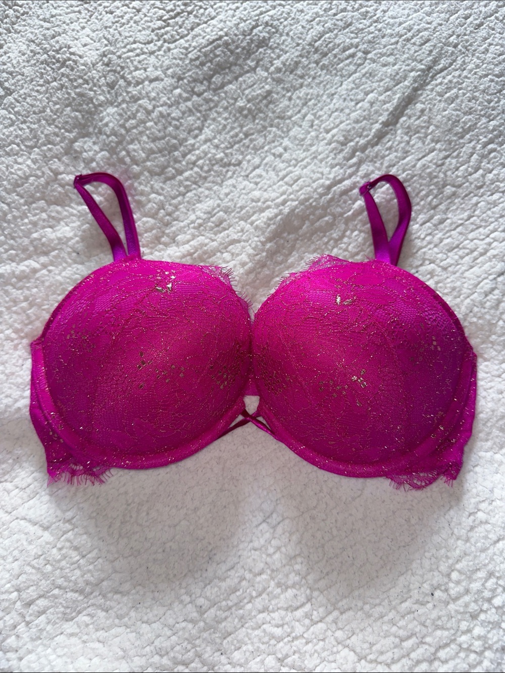 Victoria’s Secret Bombshell Lace Push Up Bra